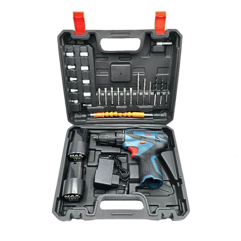 مجموعه 25 عددی دریل پیچ گوشتی 10میلی متری 18ولت باس مدل 261-2