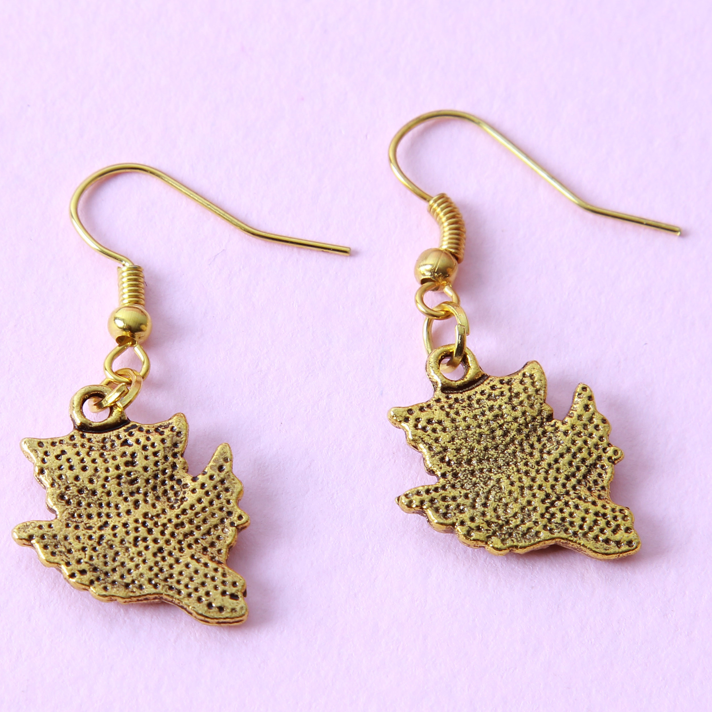 گوشواره دخترانه مدل فلزی فانتزی کد GZN_040