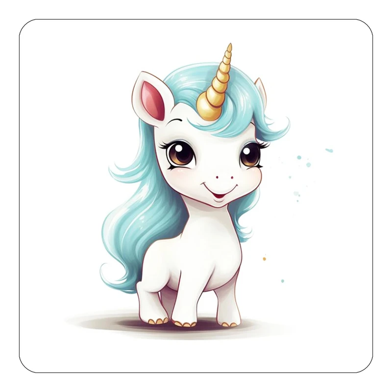 مگنت کاکتی طرح اسب تک شاخ و یونیکورن مدل mp31188