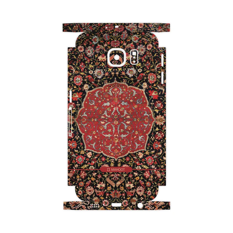 برچسب پوششی ماهوت مدل Persian-Carpet-Red-FullSkin مناسب برای گوشی موبایل سامسونگ Galaxy S6