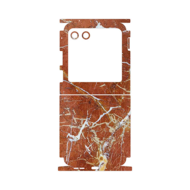 برچسب پوششی ماهوت مدل Red Marble-FullSkin مناسب برای گوشی موبایل موتورولا Razr 40 Ultra