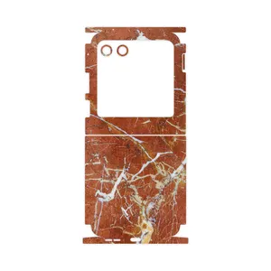 MAHOOT Red Marble-FullSkin Cover Sticker for Motorola Razr 40 Ultra