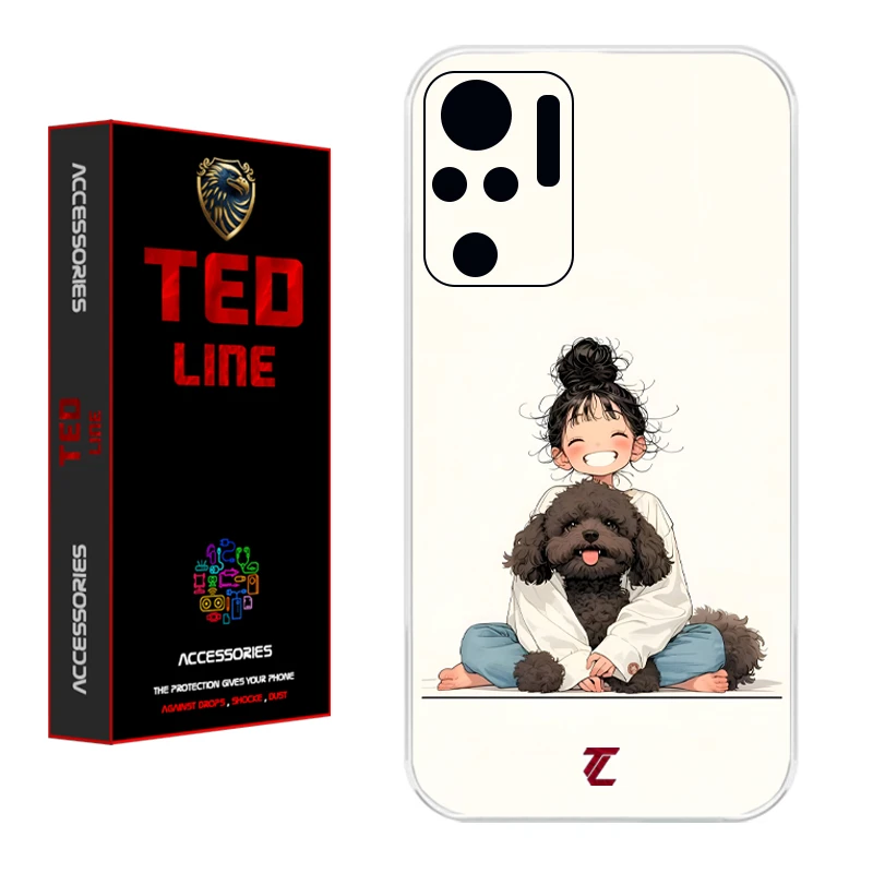 کاور تدلاین طرح سگ کد 1199 مناسب برای گوشی موبایل شیائومی Redmi Note 10 4G / Note 10S / Poco M5S