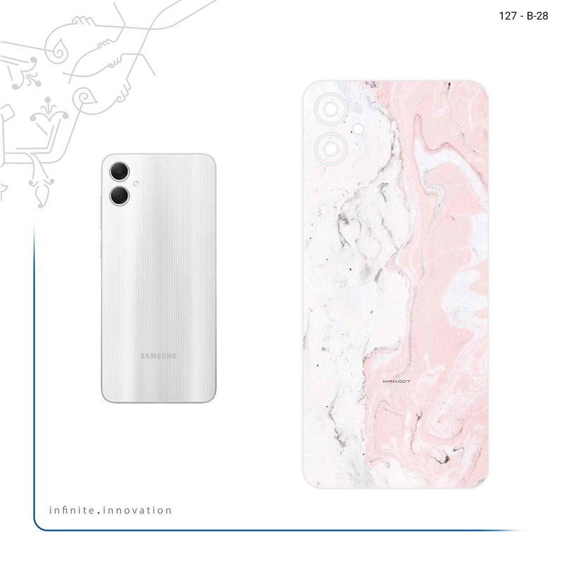 برچسب پوششی ماهوت مدل Blanco_Pink_Marble مناسب برای گوشی موبایل سامسونگ Galaxy A05