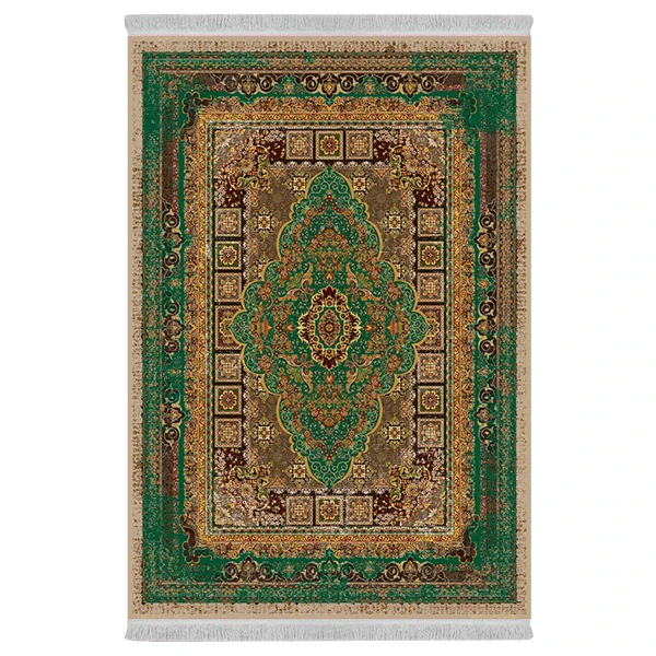 فرش پارچه‌ای دفه مدل فرشینه طرح مدرن کد 1023