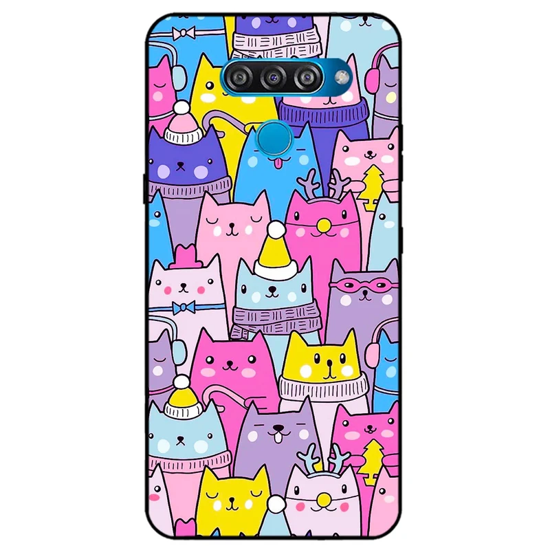 کاور مگافون طرح گربه مدل 8065 مناسب برای گوشی موبایل ال جی Q60