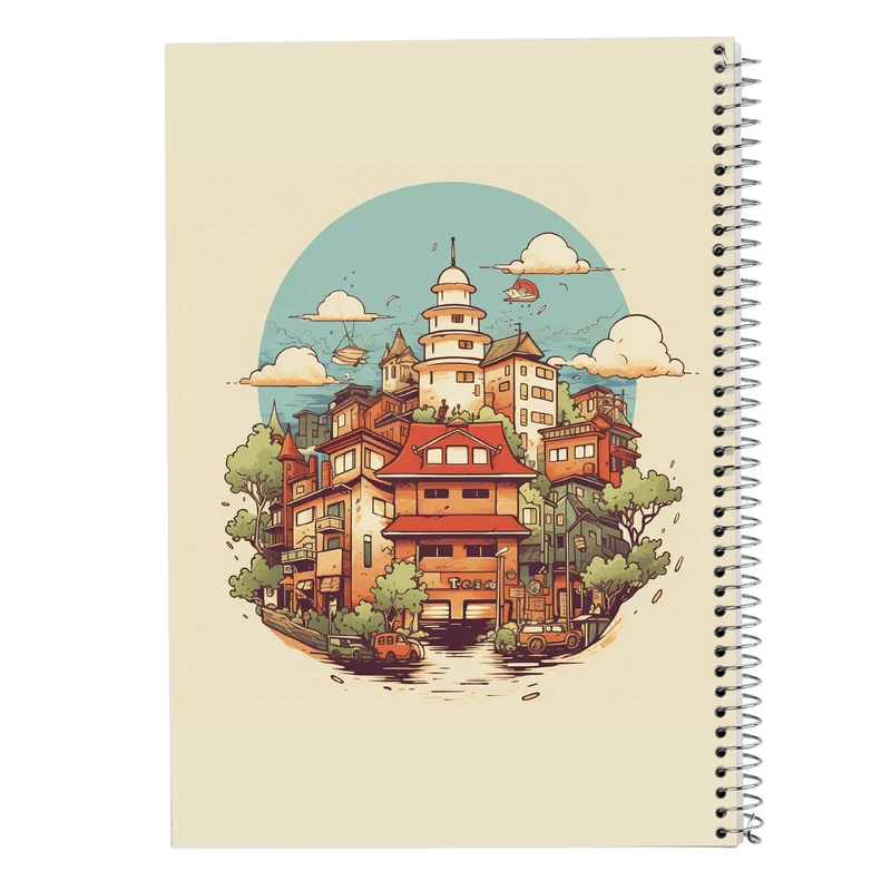 دفتر نقاشی 50 برگ مدوپد مدل Ghibli کد DF2388