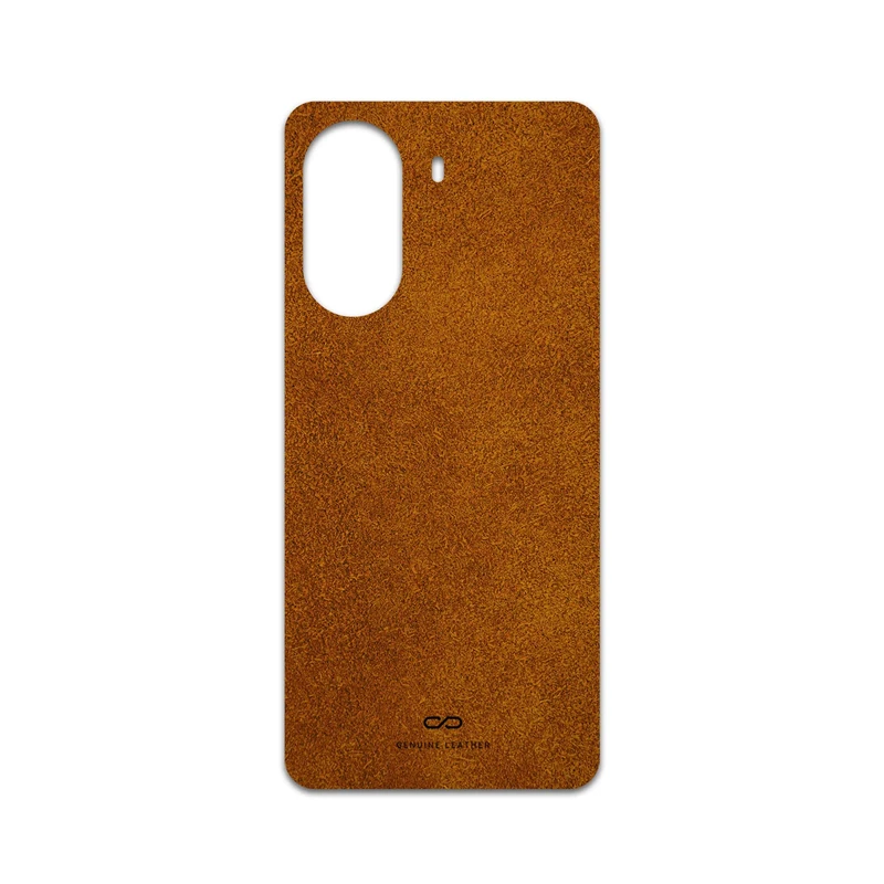 برچسب پوششی ماهوت مدل Brown-Chamois-Leather مناسب برای گوشی موبایل شیائومی Poco X7 Pro