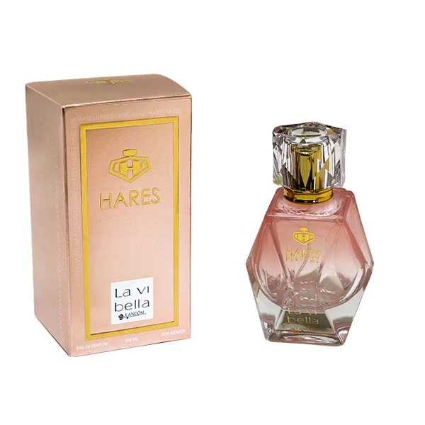 ادوپرفیوم زنانه حارث مدل لانکوم لاویه استبلا با رایحه گرم حجم 100 میلی‌لیتر