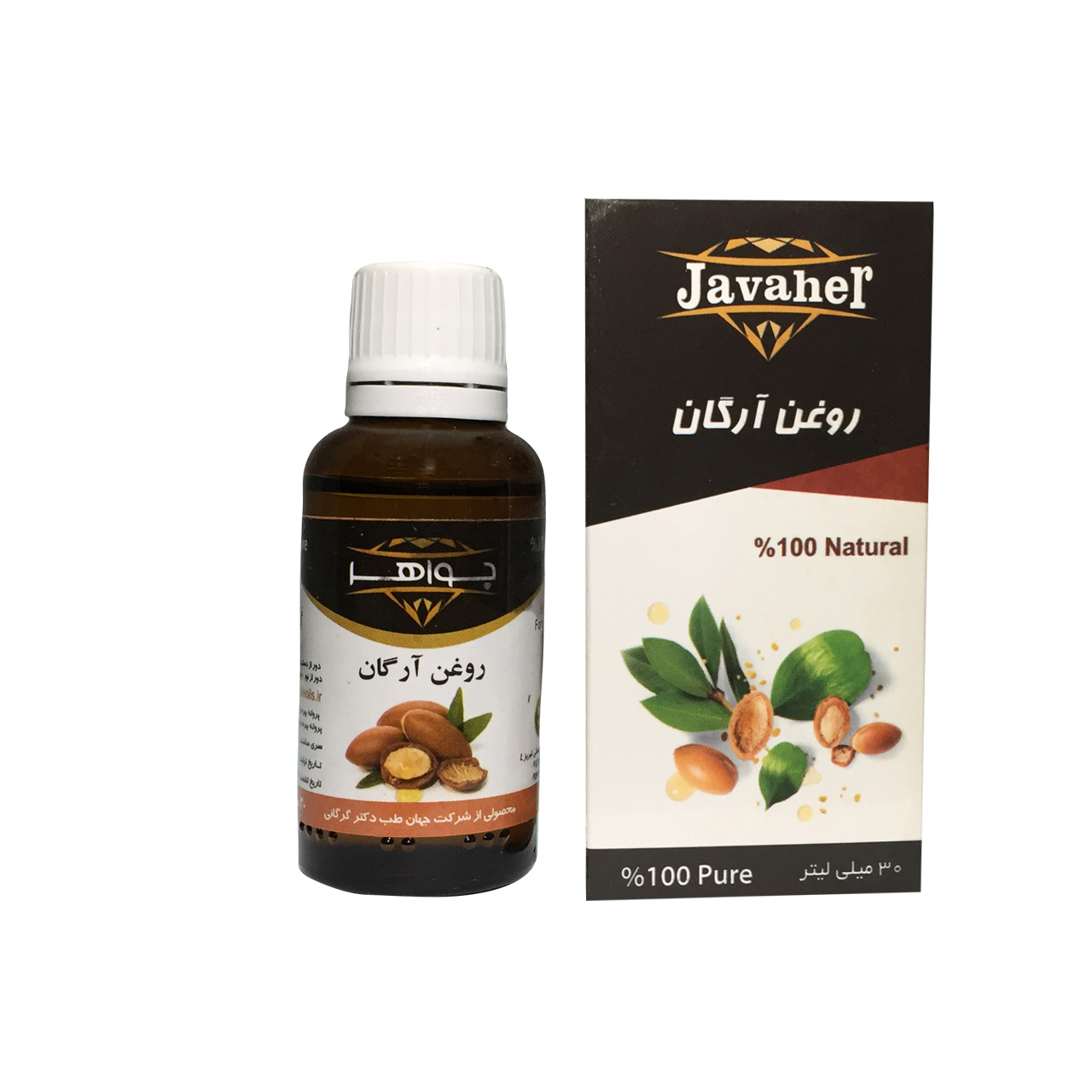 روغن آرگان جواهر کد 107 حجم 30 میلی لیتر