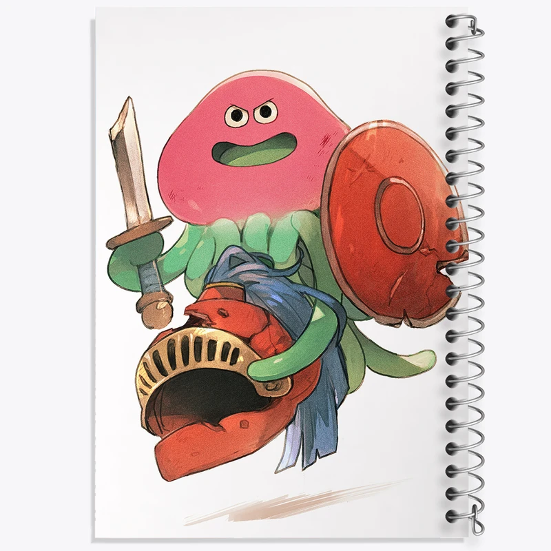 دفتر مشق 100 برگ خندالو طرح بازی دراگون کوئست (Dragon Quest) کد 35185