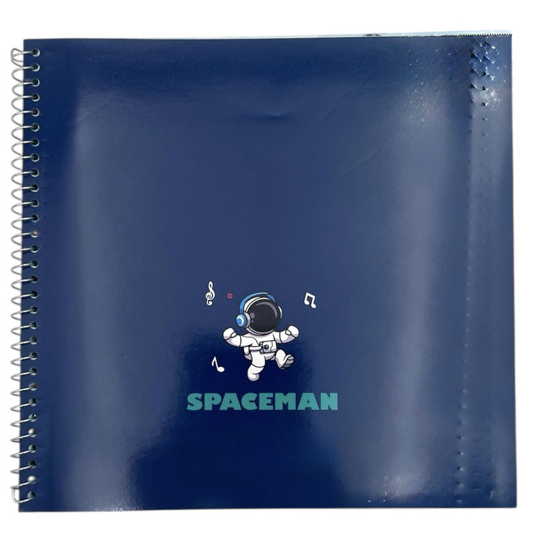 دفتر املا 50 برگ نادری طرح فضانورد هدفون دار