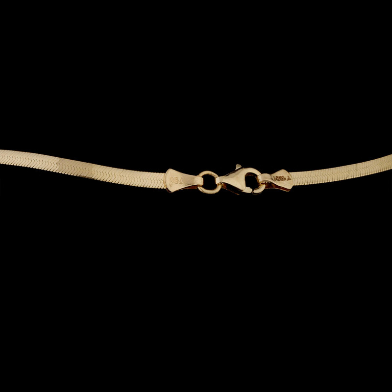 گردنبند طلا 18 عیار زنانه طلای مستجابی مدل 80107