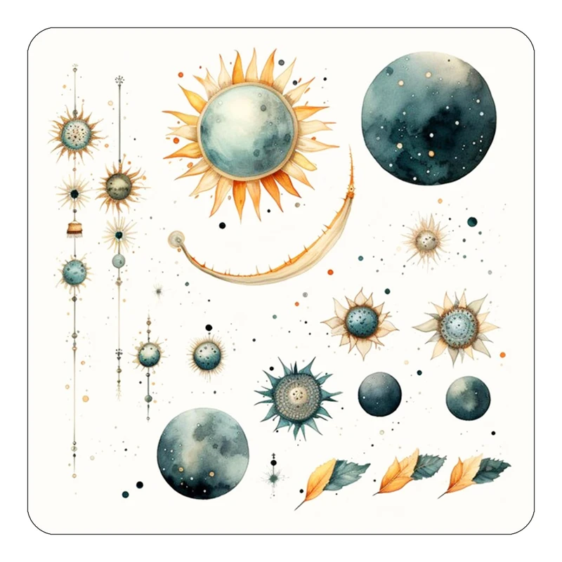 مگنت کاکتی طرح ماه و ستاره مدل mp54261