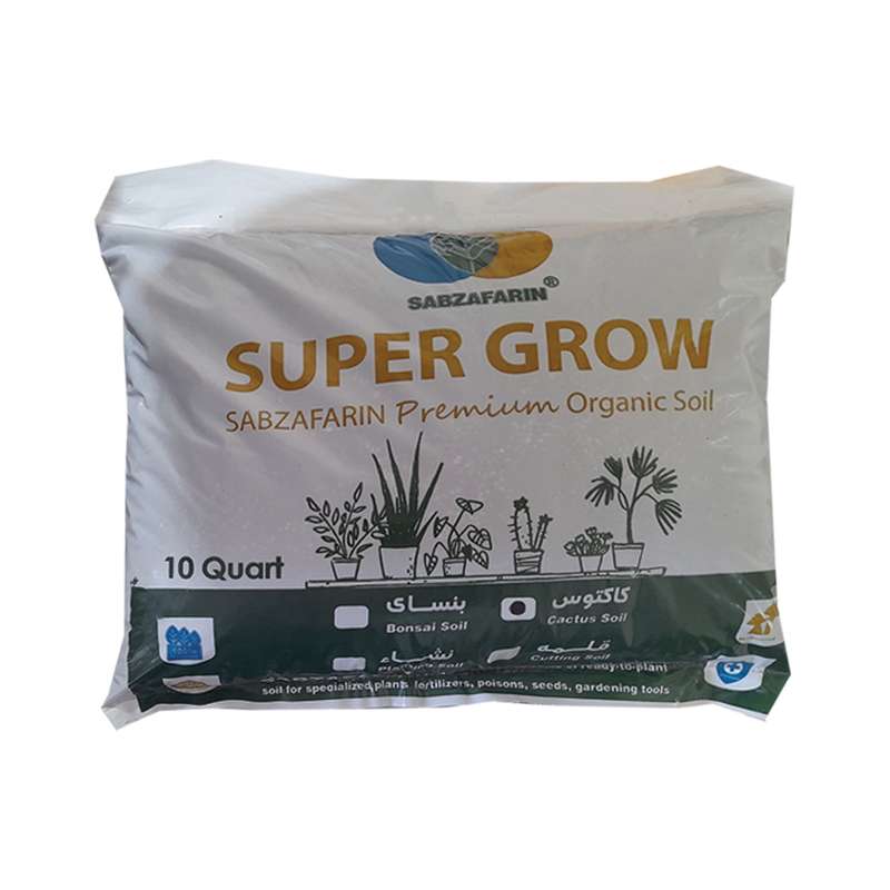 خاک کاکتوس سبزآفرین مدل cactus-10j وزن 6 کیلوگرم