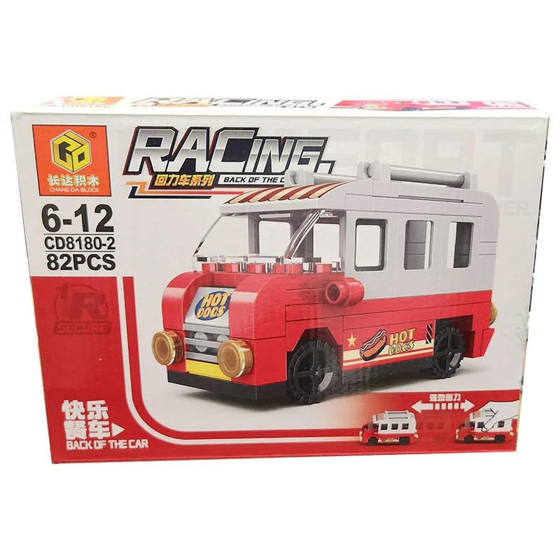 ساختنی 82 تکه چانگا د بلاک مدل Racing کد 81802