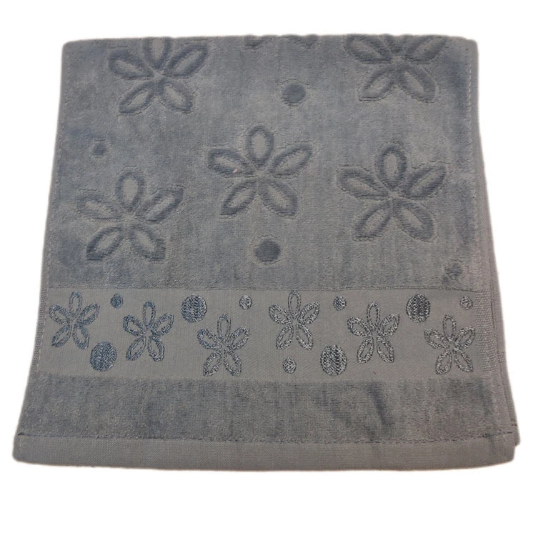 حوله دستی مدل گل کد 096 سایز 70x35 سانتی متر