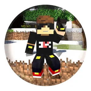 پیکسل خندالو طرح بازی ماینکرافت Minecraft کد 23227 مدل بزرگ