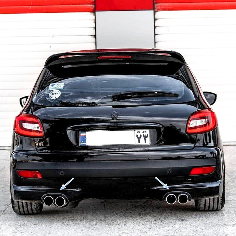 سر اگزوز دولول خودرو چیکال مدل B-29-RC