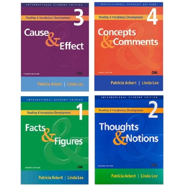 کتاب Reading and Vocabulary Development اثر Patricia Ackert and Linda Lee انتشارات F.T Press چهار جلدی
