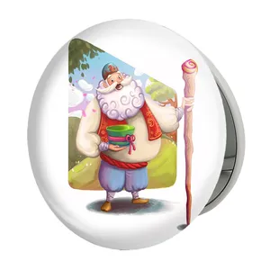 آینه جیبی خندالو طرح نوروز مدل تاشو کد 24575 