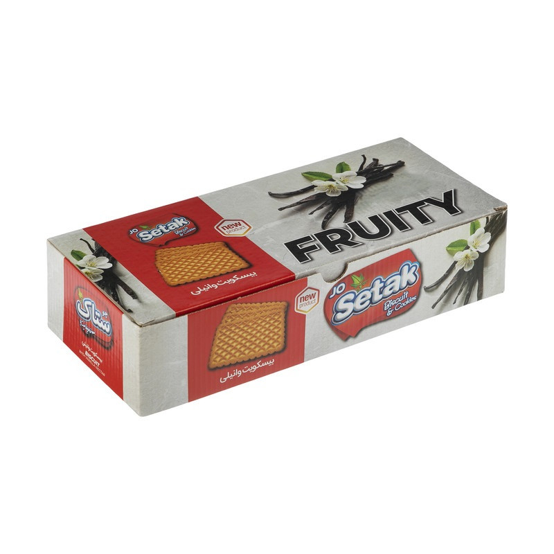 بیسکوییت فروتی با طعم وانیل ستاک - 550 گرم