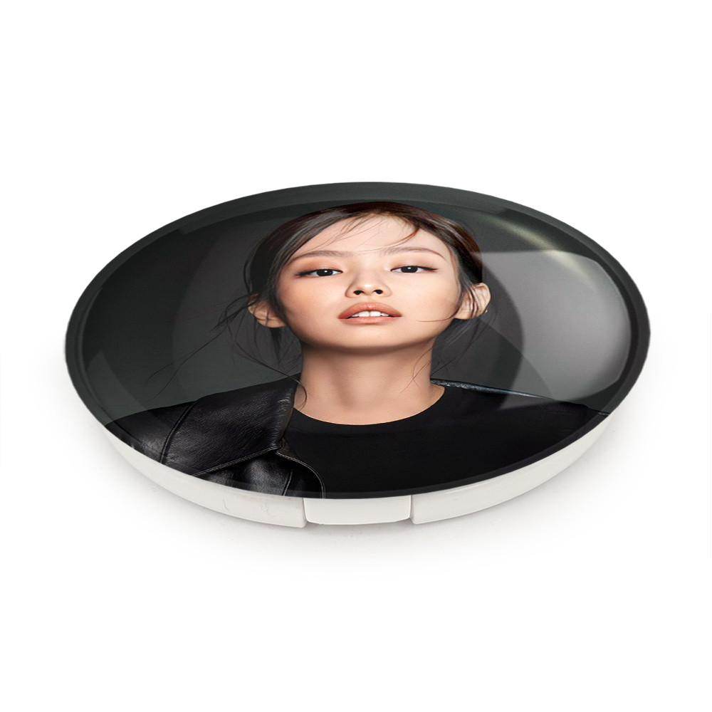 آینه جیبی خندالو طرح جنی گروه بلک پینک Black Pink مدل تاشو کد 2988