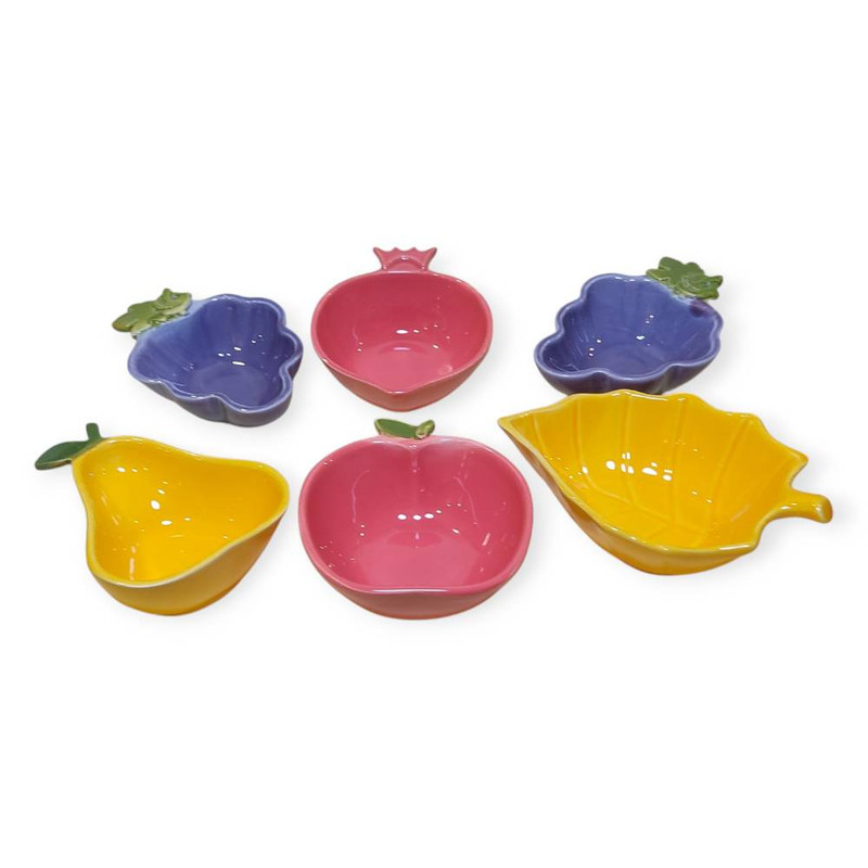 پیاله مدل 002 میوه ای بسته 6 عددی