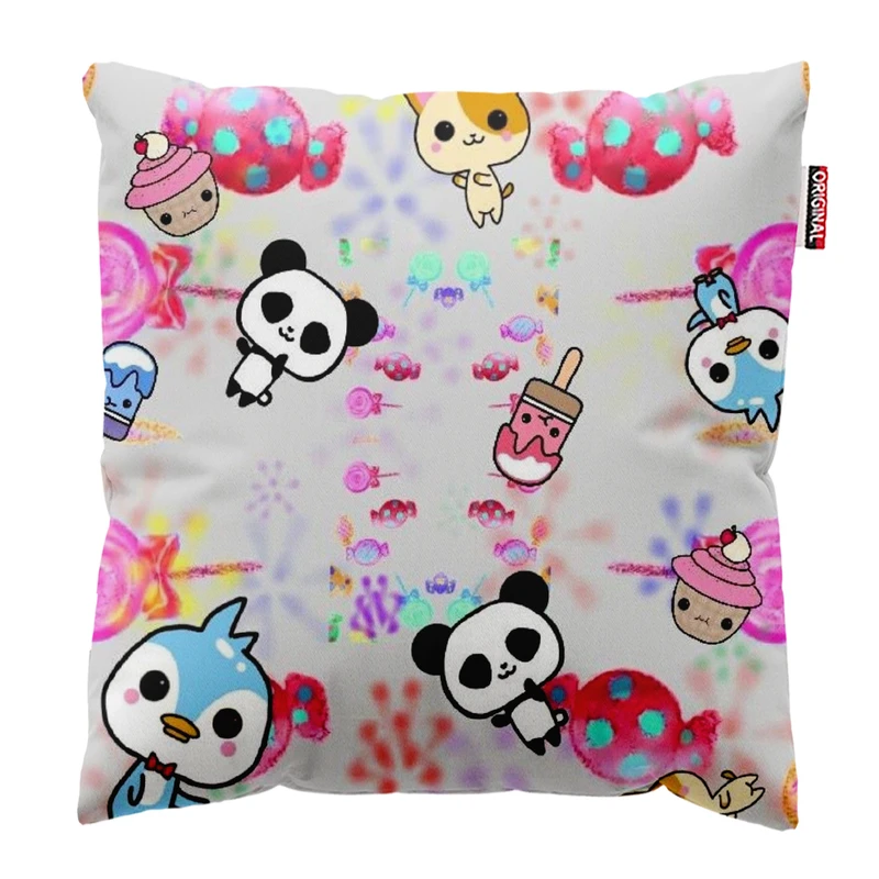 کوسن پاد آفرین طرح کارتونی بچگانه کد 3486 سایز 30*30 سانتی متر