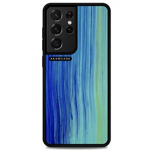 AKAM AMC-WSGS21U-WATER COLOR-6 Cover For Samsung Galaxy S21 Ultra