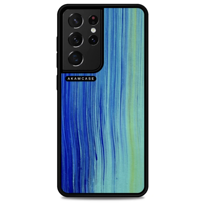 کاور آکام مدل AMC-WSGS21U-WATER COLOR-6 مناسب برای گوشی موبایل سامسونگ Galaxy S21 Ultra