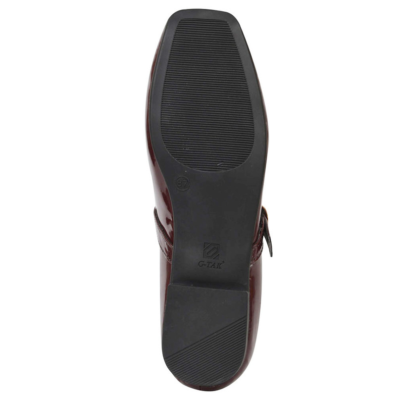 کفش زنانه مدل براق 159003618 رنگ زرشکی