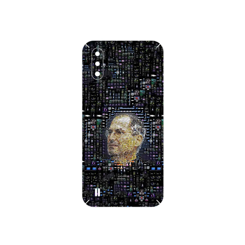 برچسب پوششی ماهوت مدل Collage of Steve Jobs 2 مناسب برای گوشی موبایل سامسونگ Galaxy M01