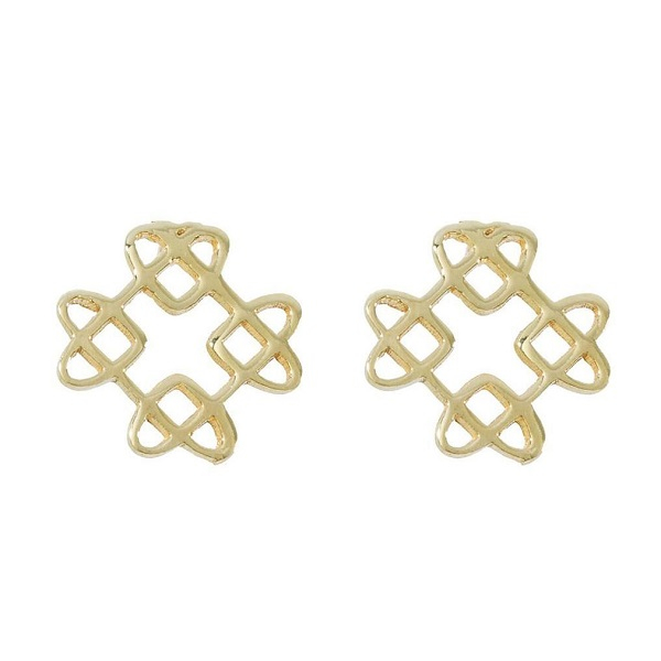 گوشواره طلا 18 عیار زنانه عدنان مدل  G94