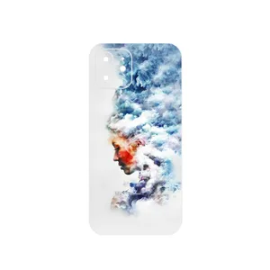 MAHOOT Women and the Cloud Digital Art Cover Sticker for Apple iPhone 12