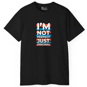 تی شرت آستین کوتاه مردانه پاد آفرین مدل متن کد 0337