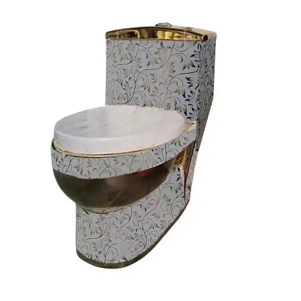 توالت فرنگی چینی لیماک مدل گلهای میخک