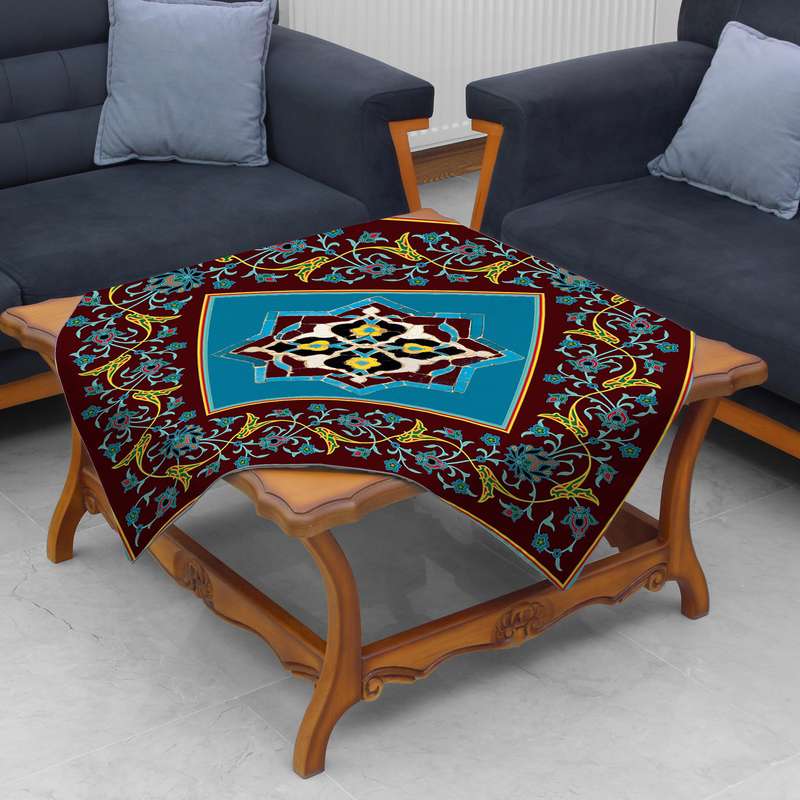 رومیزی طرح کاشی کد9297