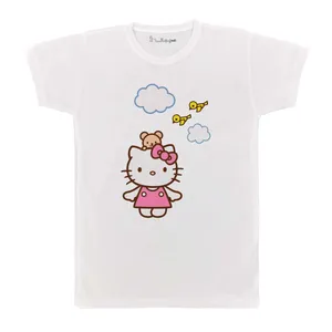 تی شرت بچگانه پرمانه طرح Kitty کد pmt.2394