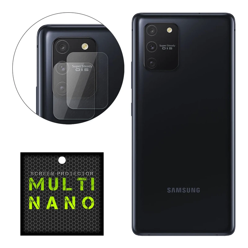 محافظ لنز دوربین مولتی نانو مدل Pro مناسب برای گوشی موبایل سامسونگ Galaxy S10 Lite بسته دو عددی