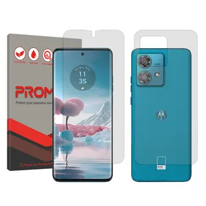 Promate Resistant model transparent screen protector suitable for Motorola Edge 40 Neo mobile phone Along with the phone back protector