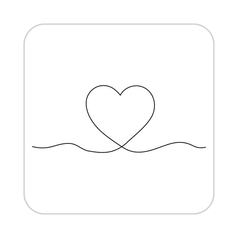 زیر لیوانی کاکتی طرح عاشقانه مدل mp38448