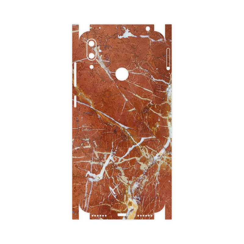 برچسب پوششی ماهوت مدل Red Marble-FullSkin مناسب برای گوشی موبایل هوآوی Y7 Prime 2019
