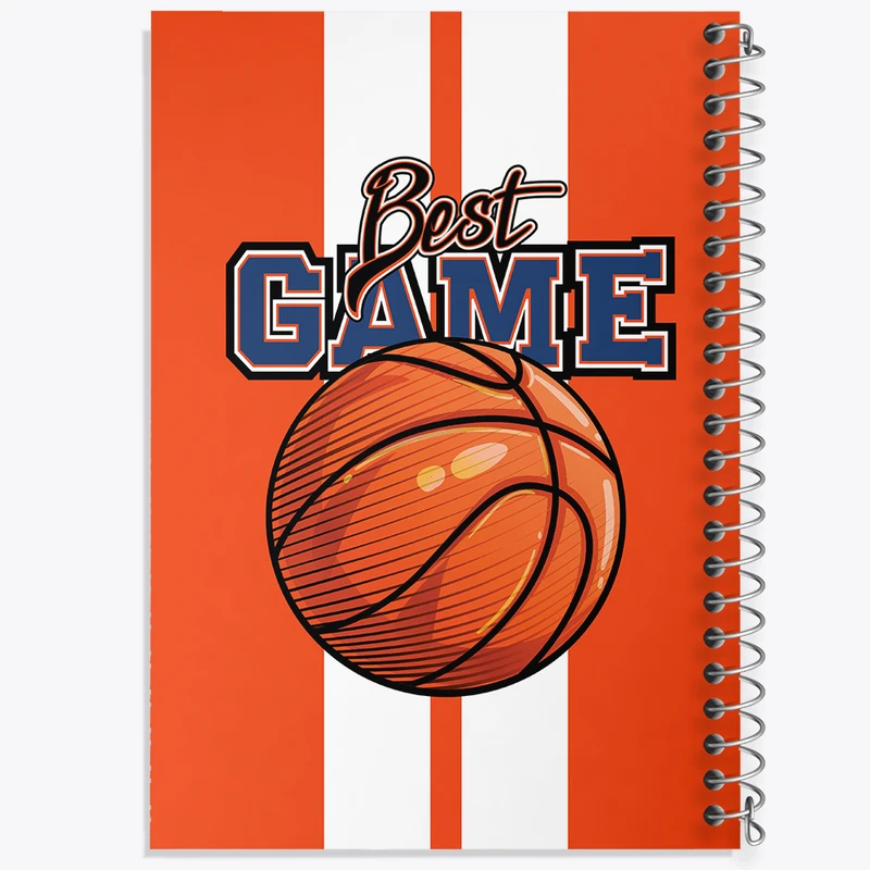 دفتر نقاشی 50 برگ خندالو طرح بسکتبال کد N654