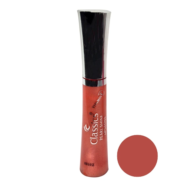 برق لب مایع براق کلاسیک مدل PEARL SHINE شماره 105