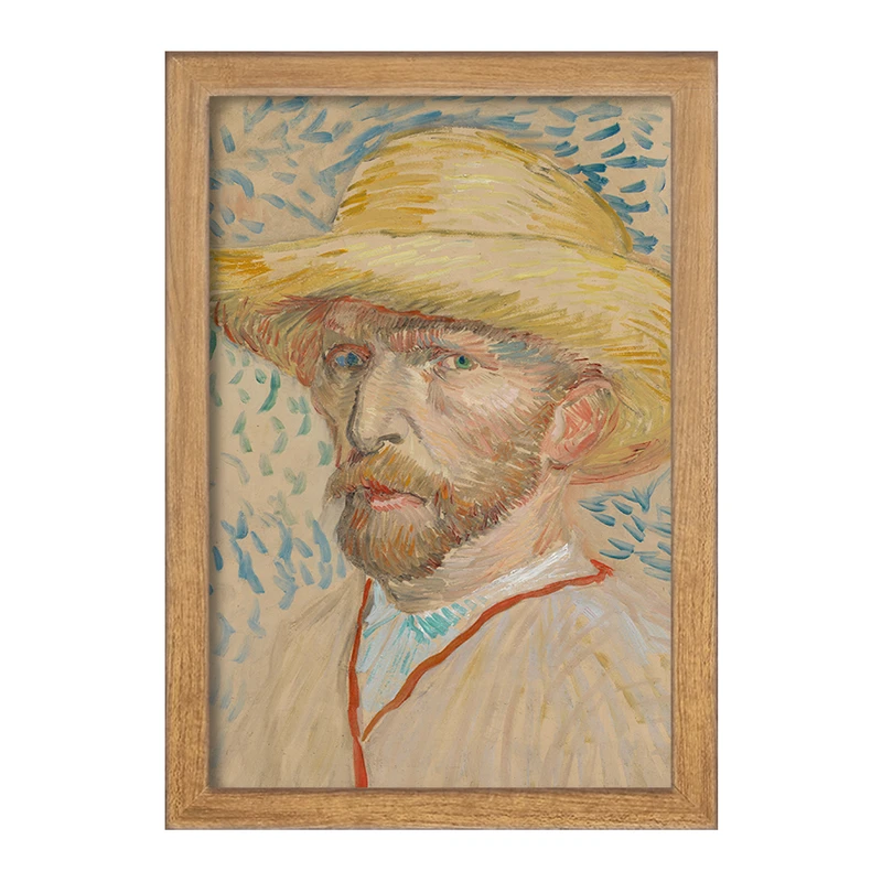 تابلو خندالو مدل سلف پرتره ونسان ونگوگ (Van Gogh) کد 36811