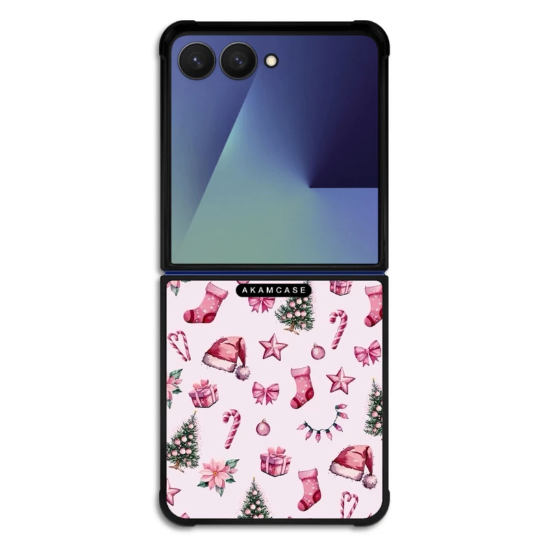 کاور آکام مدل AMC-WSGZFLIP7-CHRISTMAS-19 مناسب برای گوشی موبایل سامسونگ Galaxy Z Flip 7