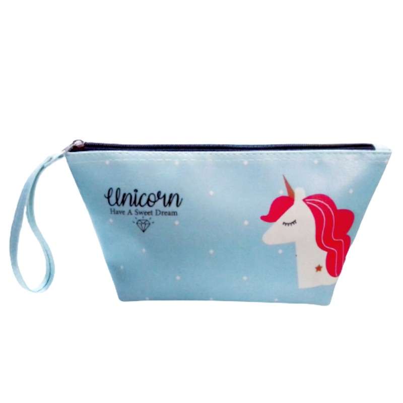 کیف لوازم آرایش زنانه مدل سوئیت طرح اسب تک شاخ