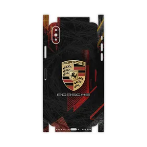 MAHOOT  Porsche-FullSkin Cover Sticker for Apple iPhone X