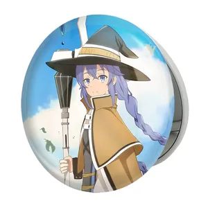 آینه جیبی خندالو طرح روکسی انیمه موشوکو تنسی مدل تاشو کد 24105 